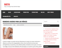 Tablet Screenshot of naya.com.ar